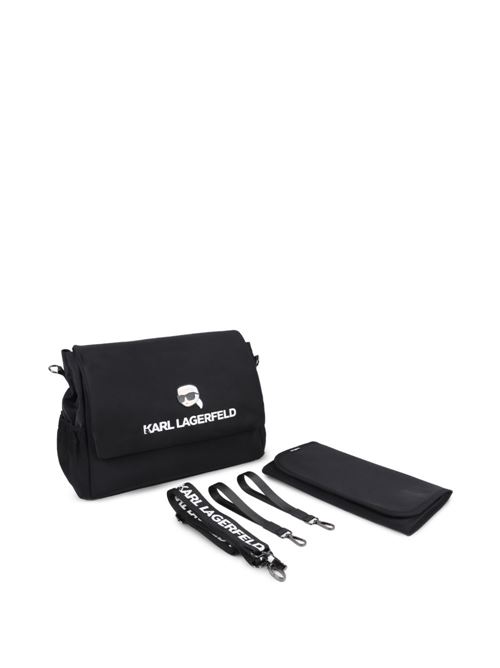 Borsa fasciatoio unisex Karl Lagerfeld Kids nera Karl Lagerfeld Kids | Z3119309B